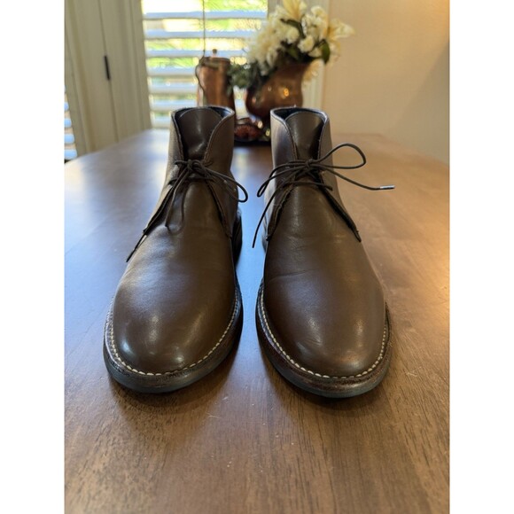 Thursday Boot Co. Scout Brown Leather Chukka Boots Men’s 10 Handmade Mexico - Picture 3 of 13